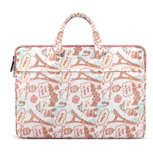 Túi Chống Sock Cho MacBook Hoa Văn Có Quai