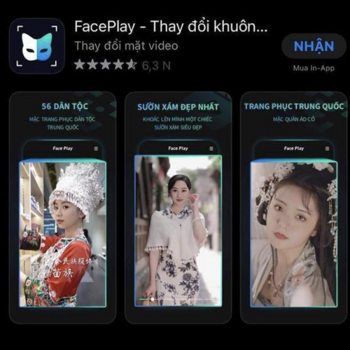 Cẩn thận mất tiền, thông tin cá nhân với ứng dụng thay đổi khuôn mặt FacePlay