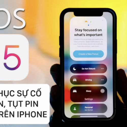 iPhone cập nhật iOS 15/15.4 tuột pin nhanh, hao pin - Nguyên nhân và 20 cách khắc phục triệt để để kéo dài thời lượng pin