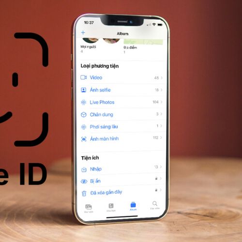 Cách khóa ảnh trên iPhone bằng Face ID trên iPhone​ trong một nốt nhạc