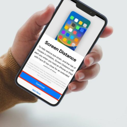 Bảo vệ mắt nhờ cảnh báo khoảng cách màn hình trên iOS 17