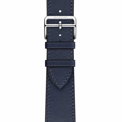 Dây Da Hermes Xanh Navy 40/44